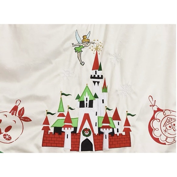 Disney Tinkerbell Fantasyland Castle Reversible Christmas...
